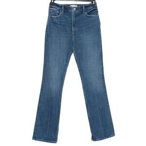 Abercrombie & Fitch Jeans 70s Vintage Flare Ultra High Rise Minimalist Blue 6/28